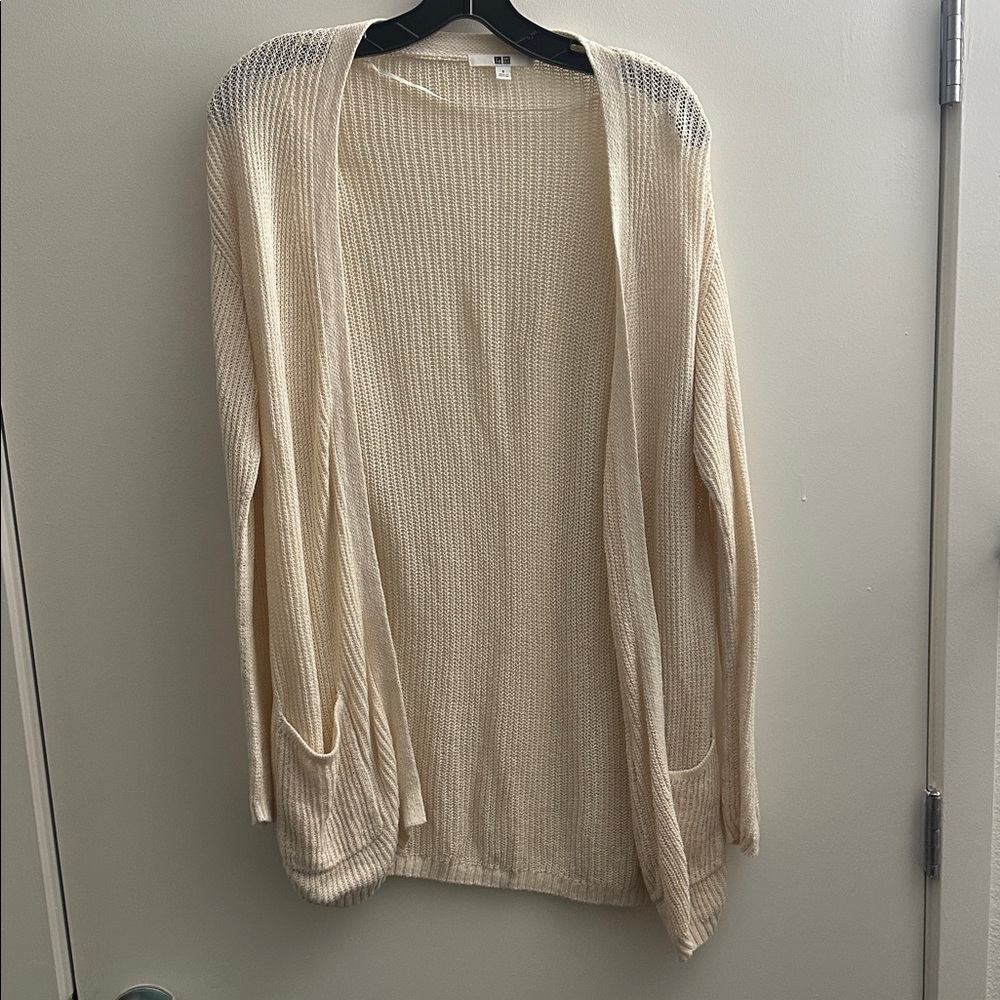 Uniqlo Cream Women's Cardigan